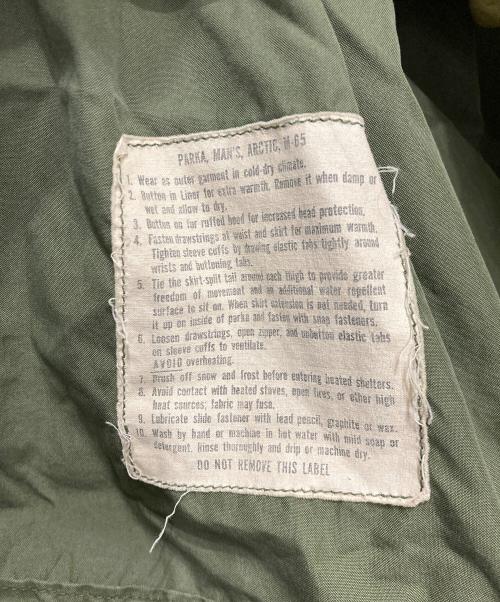 US ARMY（ユーエスアーミー）US ARMY (ユーエスアーミー) M-65 FISHTAIL PARKA グリーン サイズ:REGULAR-SMALLの古着・服飾アイテム