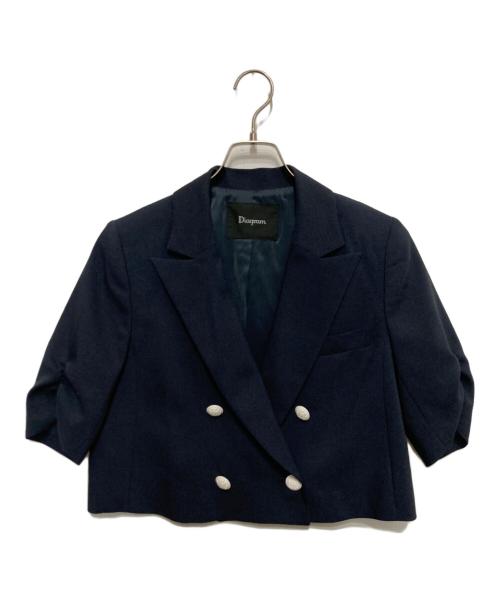 Diagram（ダイアグラム）Diagram (ダイアグラム) ショートテーラージャケット ネイビー サイズ:SIZE38の古着・服飾アイテム