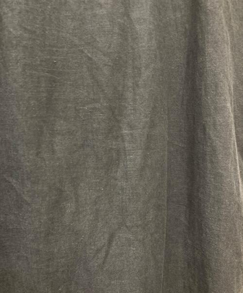 COMOLI（コモリ）COMOLI (コモリ) バンドカラープルオーバーシャツワンピース ブラックの古着・服飾アイテム