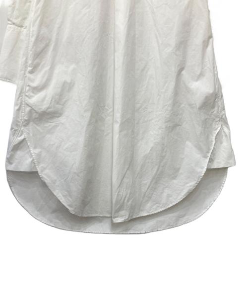 STUDIO NICHOLSON（スタジオ ニコルソン）STUDIO NICHOLSON (スタジオ ニコルソン) POWDER COTTON SHIRT DRESS GALVAN ホワイトの古着・服飾アイテム