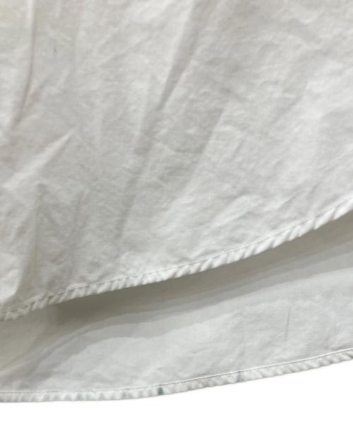 STUDIO NICHOLSON（スタジオ ニコルソン）STUDIO NICHOLSON (スタジオ ニコルソン) POWDER COTTON SHIRT DRESS GALVAN ホワイトの古着・服飾アイテム