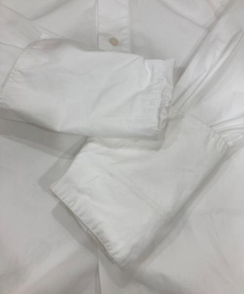 STUDIO NICHOLSON（スタジオ ニコルソン）STUDIO NICHOLSON (スタジオ ニコルソン) POWDER COTTON SHIRT DRESS GALVAN ホワイトの古着・服飾アイテム