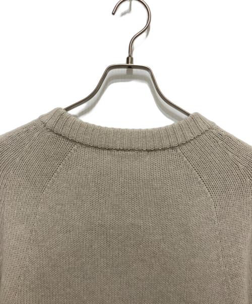 Plage（プラージュ）Plage (プラージュ) ファインウール ラグランロングワンピース ベージュ サイズ:Sの古着・服飾アイテム