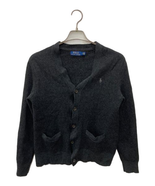 POLO RALPH LAUREN（ポロ・ラルフローレン）POLO RALPH LAUREN (ポロ・ラルフローレン) ウールカーディガン ブラック サイズ:Sの古着・服飾アイテム
