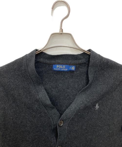 POLO RALPH LAUREN（ポロ・ラルフローレン）POLO RALPH LAUREN (ポロ・ラルフローレン) ウールカーディガン ブラック サイズ:Sの古着・服飾アイテム