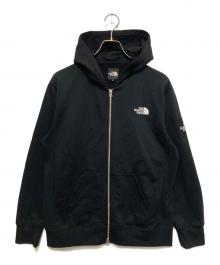 THE NORTH FACE（ザ ノース フェイス）の古着「Square Logo Full Zip  スクエア ロゴ フル ジップ」｜ブラック
