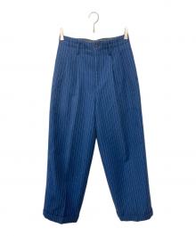 tricot COMME des GARCONS（トリココムデギャルソン）の古着「２タックウールカーゴパンツ」｜ブルー