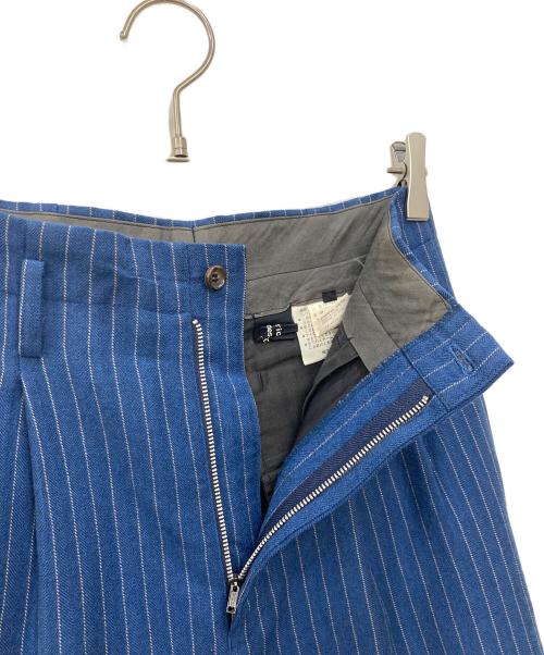 tricot COMME des GARCONS（トリココムデギャルソン）tricot COMME des GARCONS (トリココムデギャルソン) ２タックウールカーゴパンツ ブルー サイズ:Ｓの古着・服飾アイテム