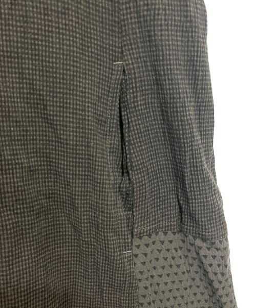 ART MIX 萌（アート ミックス モユル）ART MIX 萌 (アート ミックス モユル) 切替ワンピース グレー サイズ:O/Sの古着・服飾アイテム