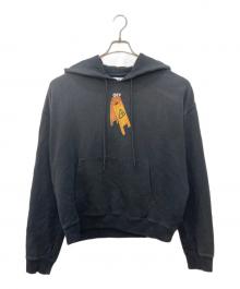 OFFWHITE（オフホワイト）の古着「PASCAL SKELETON OVER HOODIE」｜ブラック