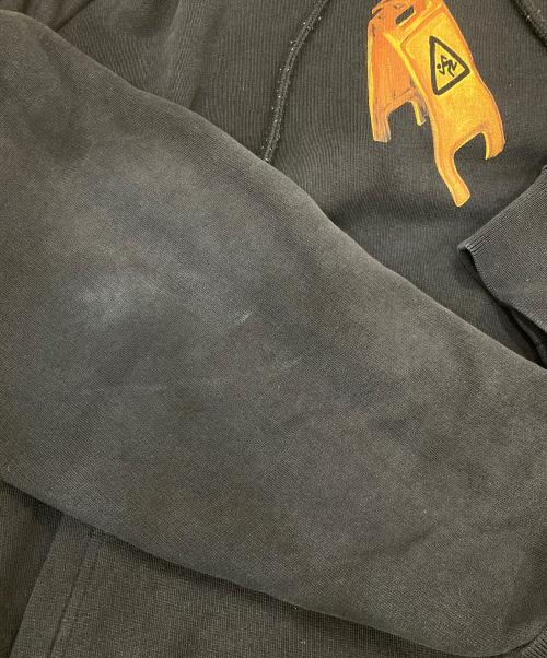 OFFWHITE（オフホワイト）OFFWHITE (オフホワイト) PASCAL SKELETON OVER HOODIE ブラック サイズ:Lの古着・服飾アイテム