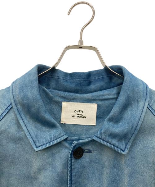 OUTIL（ウティ）OUTIL (ウティ) MANTEAU UZES ブルー サイズ:3の古着・服飾アイテム