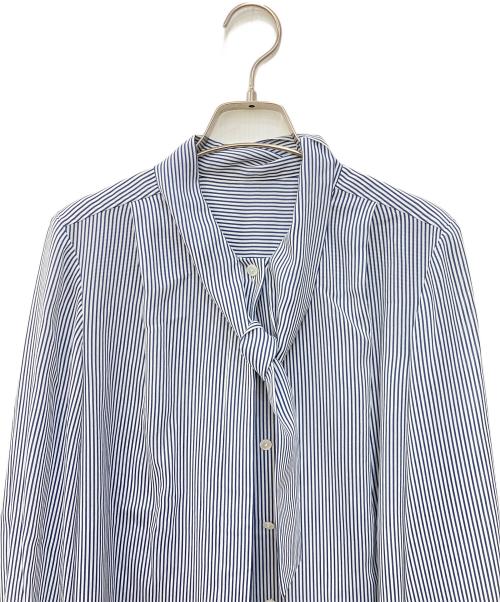 MACKINTOSH LONDON（マッキントッシュ ロンドン）MACKINTOSH LONDON (マッキントッシュ ロンドン) ボウタイブラウス ネイビー サイズ:Ｍの古着・服飾アイテム