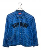 SUPREMEシュプリーム）の古着「Snap Front Twill Jacket」｜ブルー
