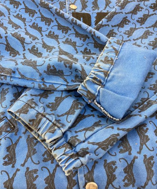 SUPREME（シュプリーム）Supreme (シュプリーム) Snap Front Twill Jacket ブルー サイズ:Ｍの古着・服飾アイテム