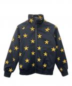 SUPREMEシュプリーム）の古着「Stars Zip Stadium Jacket」｜ブラック