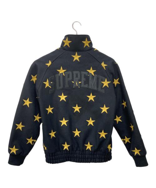 SUPREME（シュプリーム）SUPREME (シュプリーム) Stars Zip Stadium Jacket ブラック サイズ:Ｍの古着・服飾アイテム