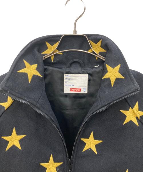 SUPREME（シュプリーム）SUPREME (シュプリーム) Stars Zip Stadium Jacket ブラック サイズ:Ｍの古着・服飾アイテム