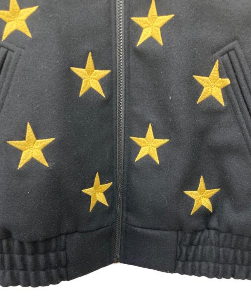 SUPREME（シュプリーム）SUPREME (シュプリーム) Stars Zip Stadium Jacket ブラック サイズ:Ｍの古着・服飾アイテム