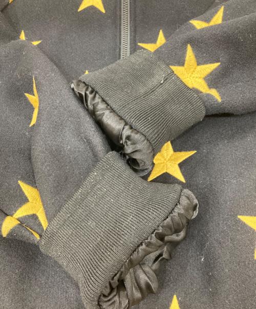 SUPREME（シュプリーム）SUPREME (シュプリーム) Stars Zip Stadium Jacket ブラック サイズ:Ｍの古着・服飾アイテム