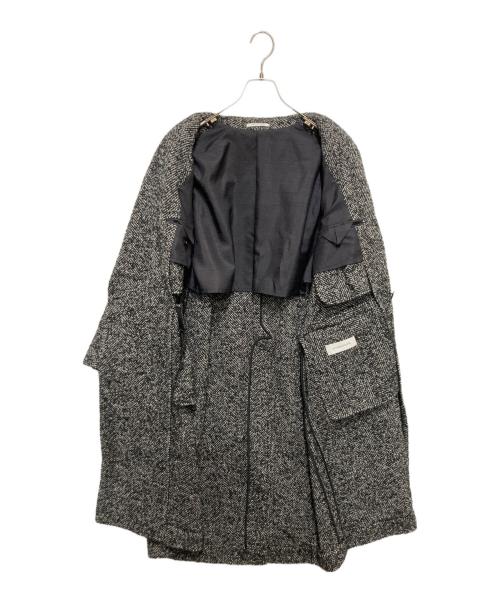 Couture d'adam（クチュールドアダム）COUTURE D'ADAM (クチュールドアダム) Mohair Loop Astracan Double Chester Coat グレー サイズ:36 未使用品の古着・服飾アイテム