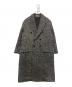 COUTURE D'ADAM（クチュールドアダム）の古着「Mohair Loop Astracan Double Chester Coat」｜グレー