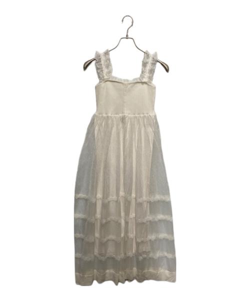 Snidel（スナイデル）Snidel (スナイデル) ティアードニットワンピ アイボリー 未使用品の古着・服飾アイテム