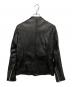 SEMANTIC DESIGN (セマンティックデザイン) ラムレザーライダースジャケット ブラック サイズ:SIZE S：7000円