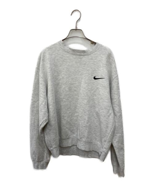 NIKE（ナイキ）NIKE (ナイキ) 90’sスウォッシュクルーネックスウェット グレー サイズ:Ｌの古着・服飾アイテム