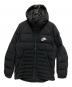 NIKE（ナイキ）の古着「Fill Down Hoodie JKT　フィル ダウン フーディー ジャケット」｜ブラック