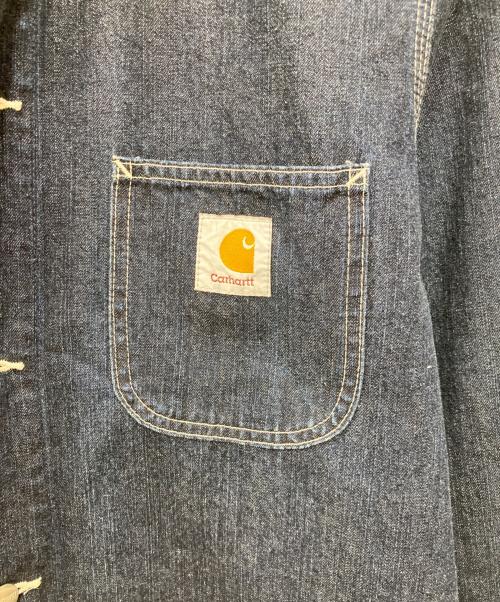 CarHartt（カーハート）CarHartt (カーハート) デニムカバーオール インディゴ サイズ:Ｌの古着・服飾アイテム