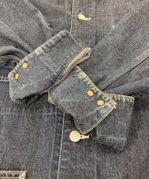 CarHartt（カーハート）CarHartt (カーハート) デニムカバーオール インディゴ サイズ:Ｌの古着・服飾アイテム