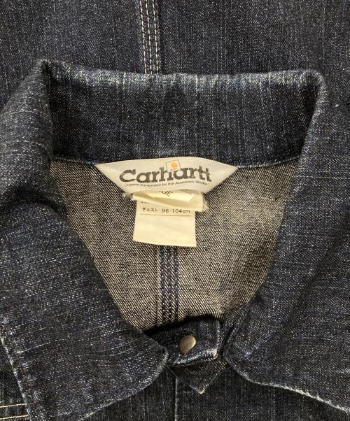 CarHartt（カーハート）CarHartt (カーハート) デニムカバーオール インディゴ サイズ:Ｌの古着・服飾アイテム