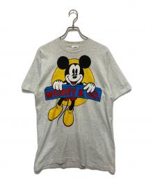 MICKEY&CO（ミッキー アンド コー）の古着「90’sプリントTシャツ」｜グレー