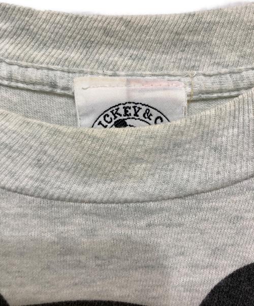 MICKEY&CO（ミッキー アンド コー）MICKEY＆CO (ミッキー アンド コー) 90’sプリントTシャツ グレー サイズ:Lの古着・服飾アイテム
