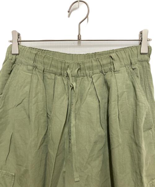 nest Robe（ネストローブ）nest Robe (ネストローブ) コットンリネンコクーンカーゴパンツ グリーン サイズ:FREEの古着・服飾アイテム