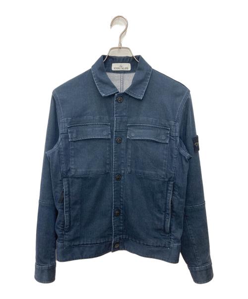 STONE ISLAND（ストーンアイランド）STONE ISLAND (ストーンアイランド) STRETCH DENIM JACKET インディゴ サイズ:Sの古着・服飾アイテム