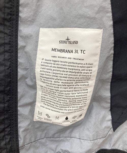 STONE ISLAND（ストーンアイランド）STONE ISLAND (ストーンアイランド) Membrana 3L TC Jacket ブラック サイズ:Ｍの古着・服飾アイテム