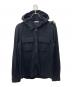 STONE ISLAND（ストーンアイランド）の古着「TWIN POCKET HOODED OVERSHIRT」｜ブラック