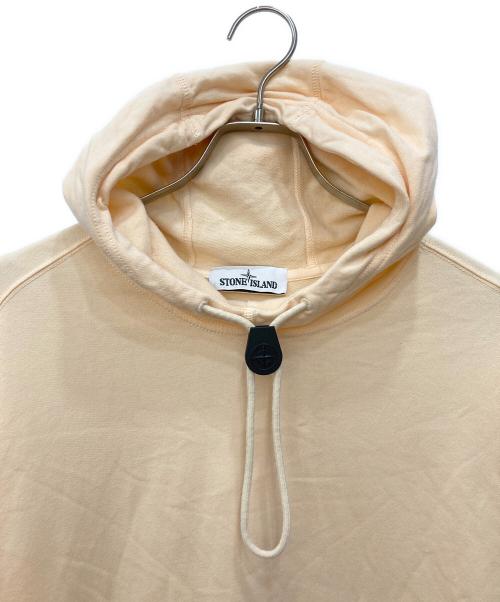 STONE ISLAND（ストーンアイランド）STONE ISLAND (ストーンアイランド) ライトフリース ポップオーバーフーディー オレンジ サイズ:Mの古着・服飾アイテム