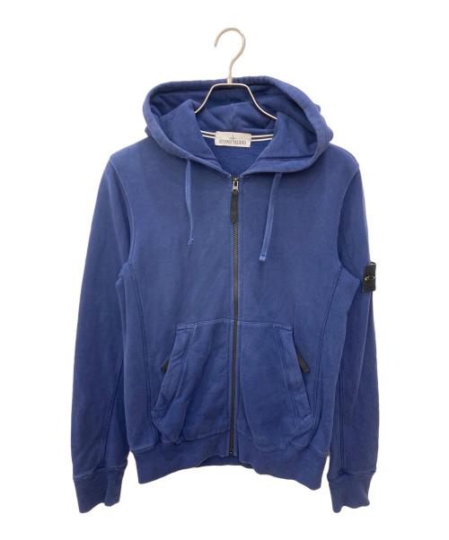 STONE ISLAND（ストーンアイランド）STONE ISLAND (ストーンアイランド) Full Zip Hoodie ネイビー サイズ:Sの古着・服飾アイテム