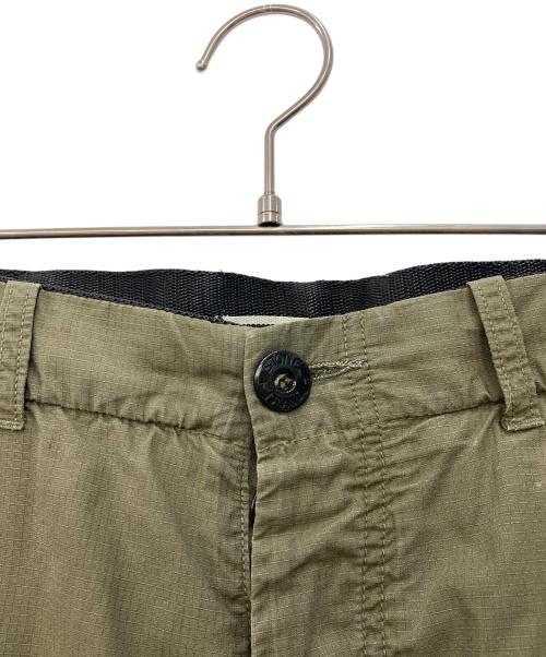 STONE ISLAND（ストーンアイランド）STONE ISLAND (ストーンアイランド) GARMENT SHORT PANTS グリーン サイズ:W28の古着・服飾アイテム