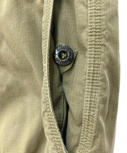STONE ISLAND（ストーンアイランド）STONE ISLAND (ストーンアイランド) GARMENT SHORT PANTS グリーン サイズ:W28の古着・服飾アイテム