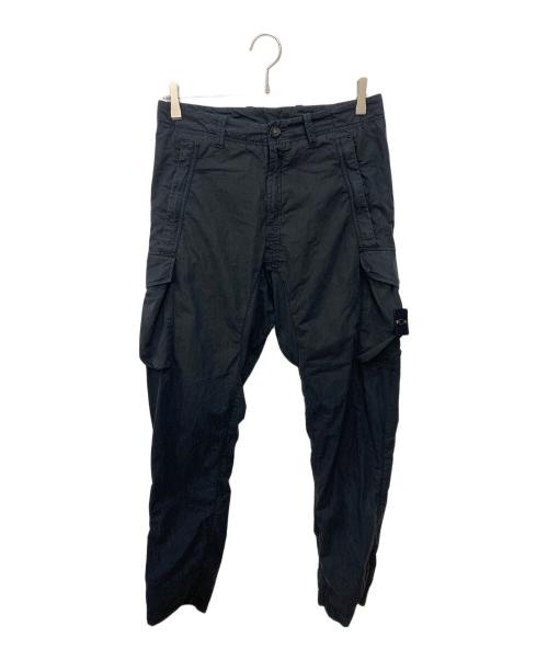 STONE ISLAND（ストーンアイランド）STONE ISLAND (ストーンアイランド) GHOST PIECE COTTON  カーゴパンツパンツ ブラック サイズ:W28の古着・服飾アイテム