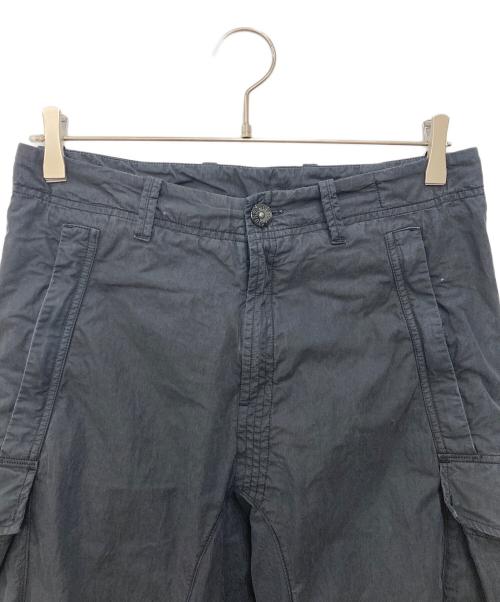 STONE ISLAND（ストーンアイランド）STONE ISLAND (ストーンアイランド) GHOST PIECE COTTON  カーゴパンツパンツ ブラック サイズ:W28の古着・服飾アイテム
