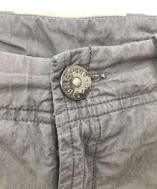 STONE ISLAND（ストーンアイランド）STONE ISLAND (ストーンアイランド) GHOST PIECE COTTON  カーゴパンツパンツ ブラック サイズ:W28の古着・服飾アイテム