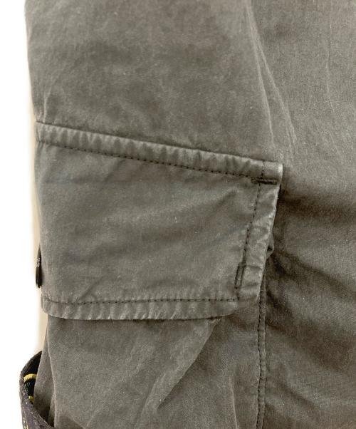 STONE ISLAND（ストーンアイランド）STONE ISLAND (ストーンアイランド) GHOST PIECE COTTON  カーゴパンツパンツ ブラック サイズ:W28の古着・服飾アイテム