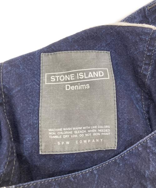 STONE ISLAND（ストーンアイランド）STONE ISLAND (ストーンアイランド) ロゴ刺繍デニムパンツ インディゴ サイズ:SIZE W28の古着・服飾アイテム