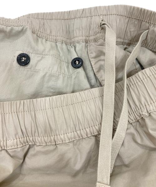 STONE ISLAND（ストーンアイランド）STONE ISLAND (ストーンアイランド) ガーメントダイコットンストレッチシャーリングテーパードリブカーゴパンツ ベージュ サイズ:W28の古着・服飾アイテム