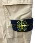 中古・古着 STONE ISLAND (ストーンアイランド) ガーメントダイコットンストレッチシャーリングテーパードリブカーゴパンツ ベージュ サイズ:W28：33000円